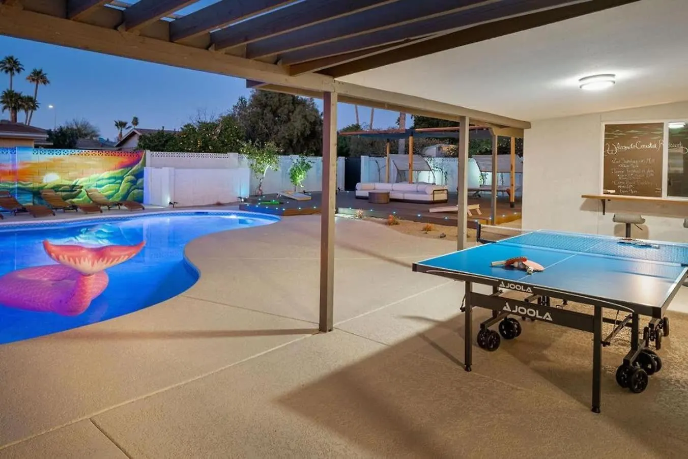 Coastal Retreat Home - Festive Deck With Pool & Beach Bar Tempe