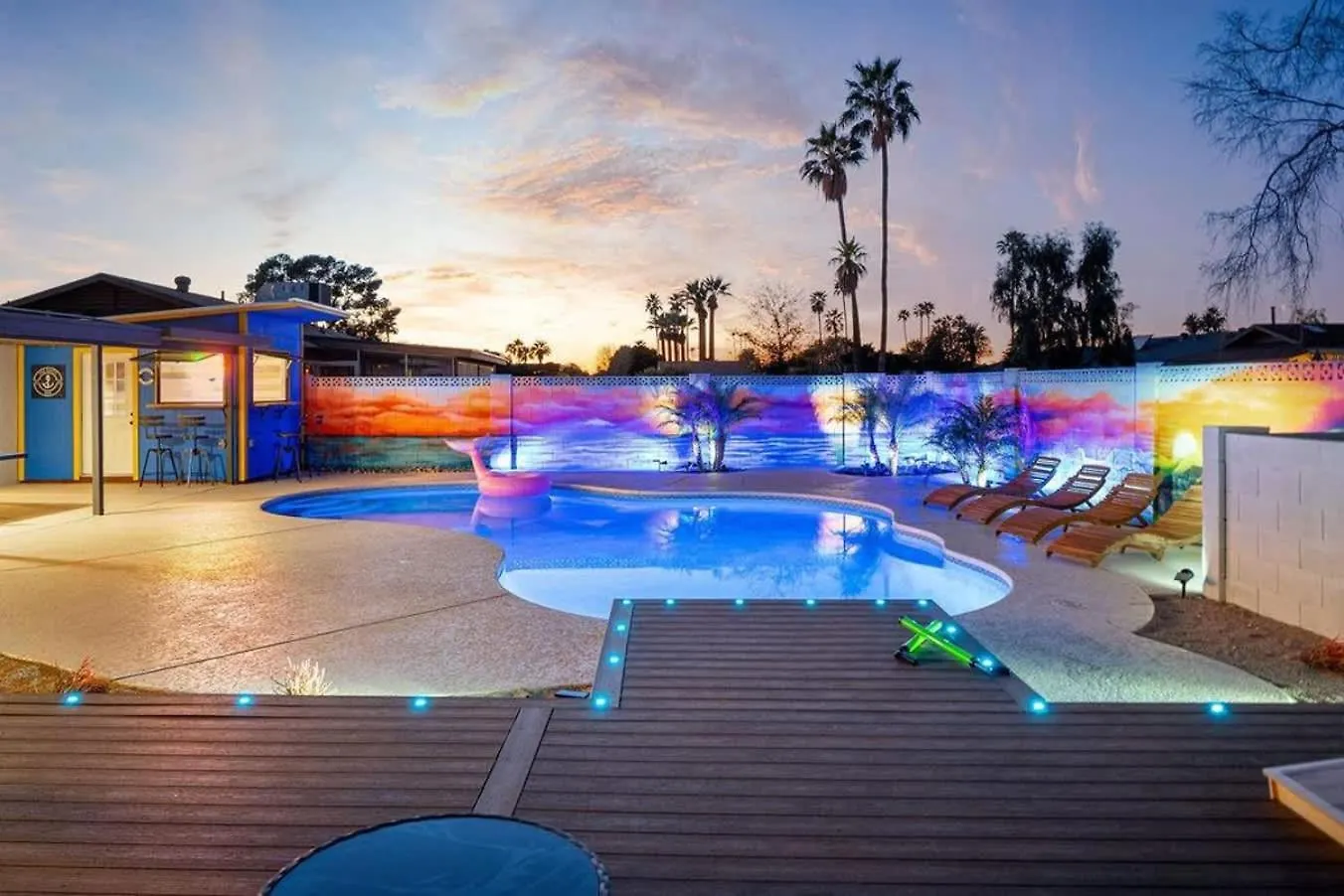 Coastal Retreat Home - Festive Deck With Pool & Beach Bar Tempe